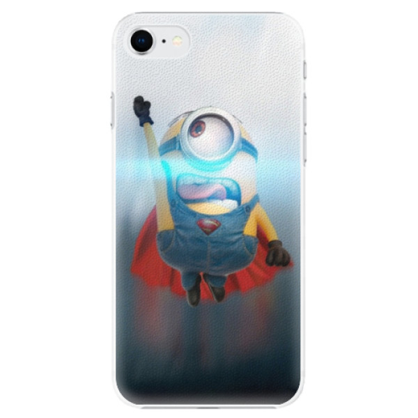 Plastové puzdro iSaprio - Mimons Superman 02 - iPhone SE 2020