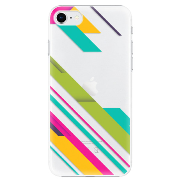 Plastové puzdro iSaprio - Color Stripes 03 - iPhone SE 2020