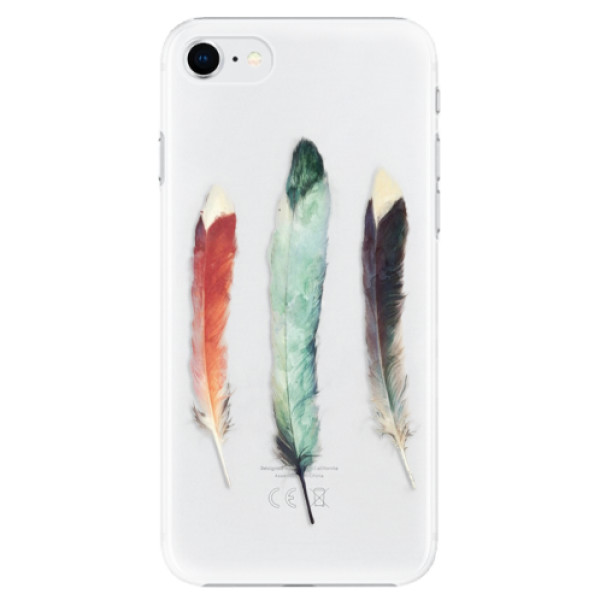 Plastové puzdro iSaprio - Three Feathers - iPhone SE 2020