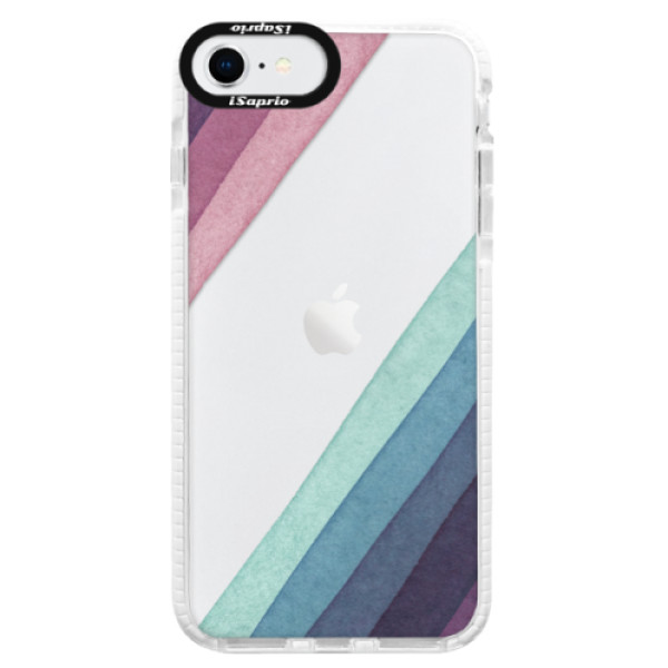 Silikónové puzdro Bumper iSaprio - Glitter Stripes 01 - iPhone SE 2020