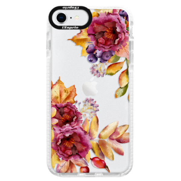 Silikónové puzdro Bumper iSaprio - Fall Flowers - iPhone SE 2020