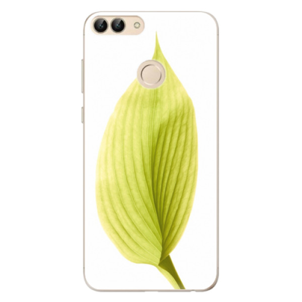 Odolné silikónové puzdro iSaprio - Green Leaf - Huawei P Smart