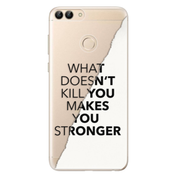 Odolné silikónové puzdro iSaprio - Makes You Stronger - Huawei P Smart