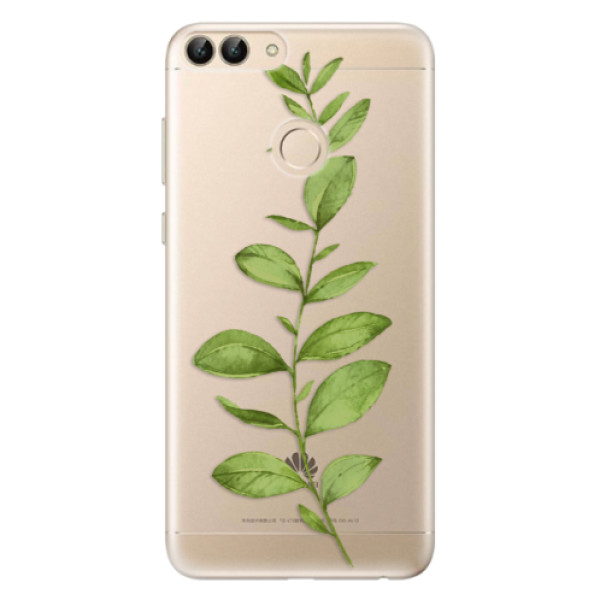 Odolné silikónové puzdro iSaprio - Green Plant 01 - Huawei P Smart