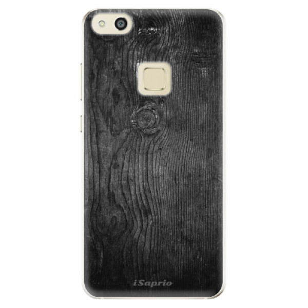 Odolné silikónové puzdro iSaprio - Black Wood 13 - Huawei P10 Lite
