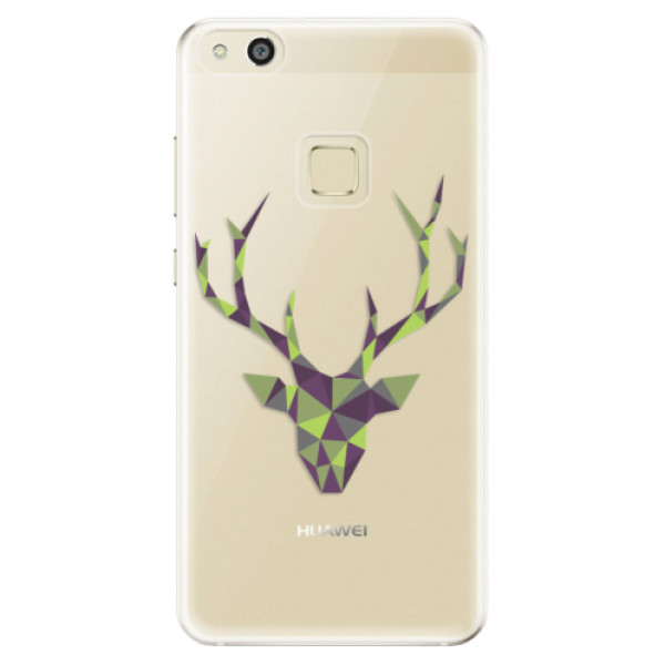 Odolné silikónové puzdro iSaprio - Deer Green - Huawei P10 Lite