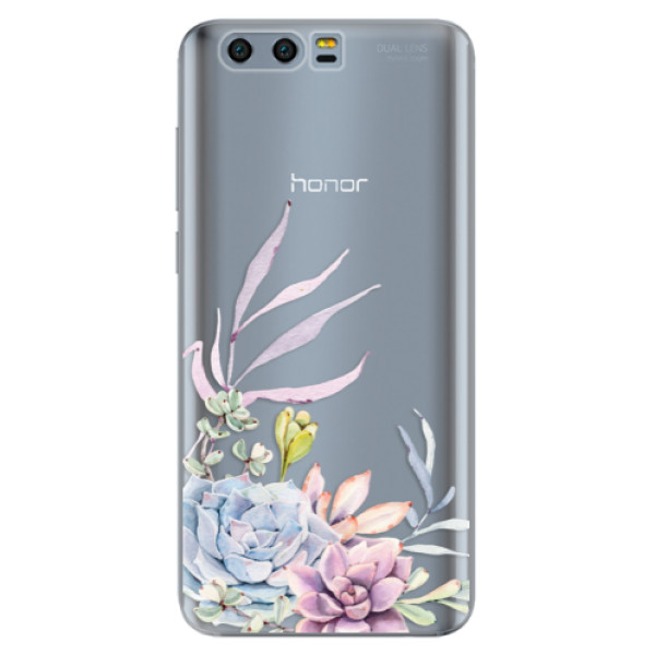 Odolné silikónové puzdro iSaprio - Succulent 01 - Huawei Honor 9