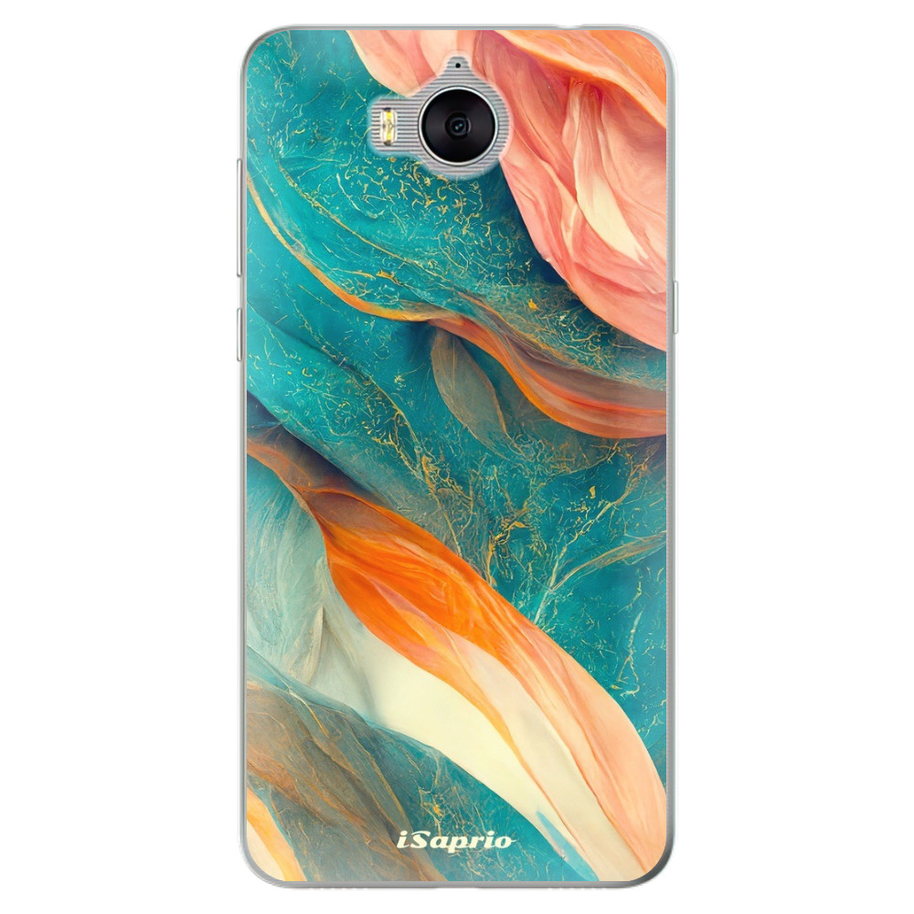 E-shop Odolné silikónové puzdro iSaprio - Abstract Marble - Huawei Y5 2017 / Y6 2017