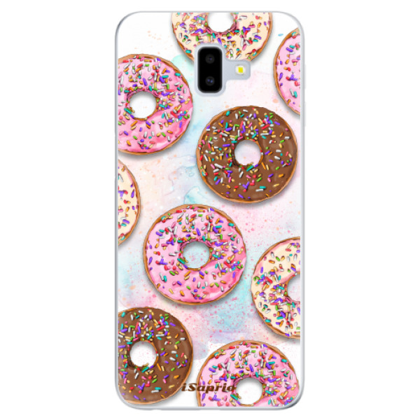 Odolné silikónové puzdro iSaprio - Donuts 11 - Samsung Galaxy J6+