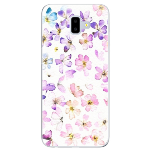 Odolné silikónové puzdro iSaprio - Wildflowers - Samsung Galaxy J6+