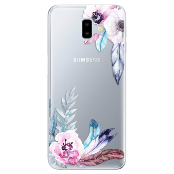 Odolné silikónové puzdro iSaprio - Flower Pattern 04 - Samsung Galaxy J6+
