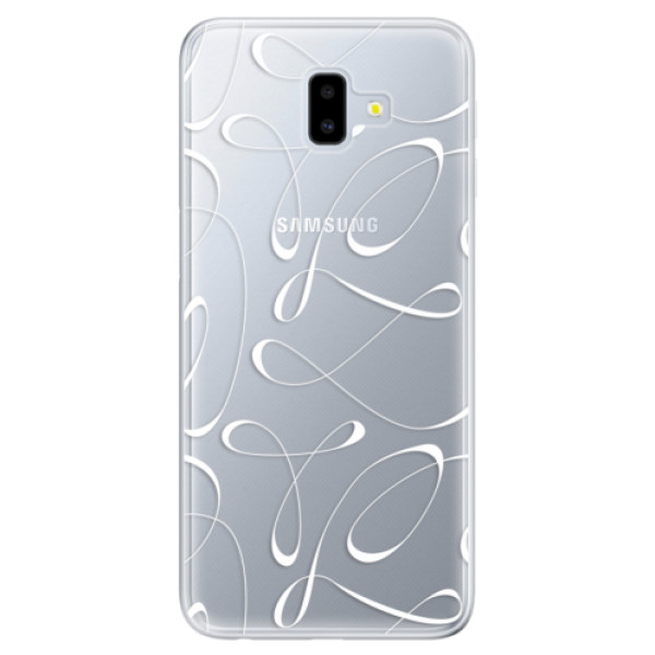 Odolné silikónové puzdro iSaprio - Fancy - white - Samsung Galaxy J6+