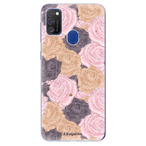 Odolné silikónové puzdro iSaprio - Roses 03 - Samsung Galaxy M21