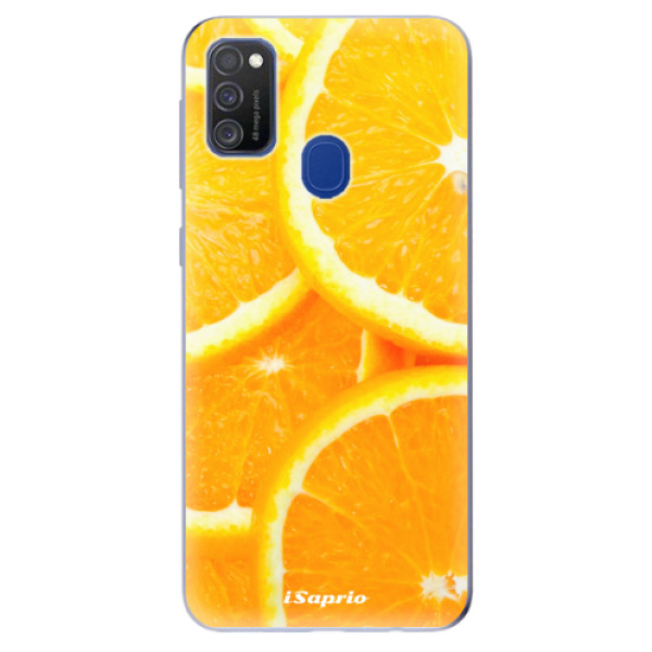 Odolné silikónové puzdro iSaprio - Orange 10 - Samsung Galaxy M21
