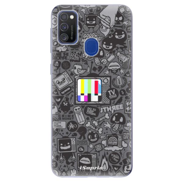Odolné silikónové puzdro iSaprio - Text 03 - Samsung Galaxy M21
