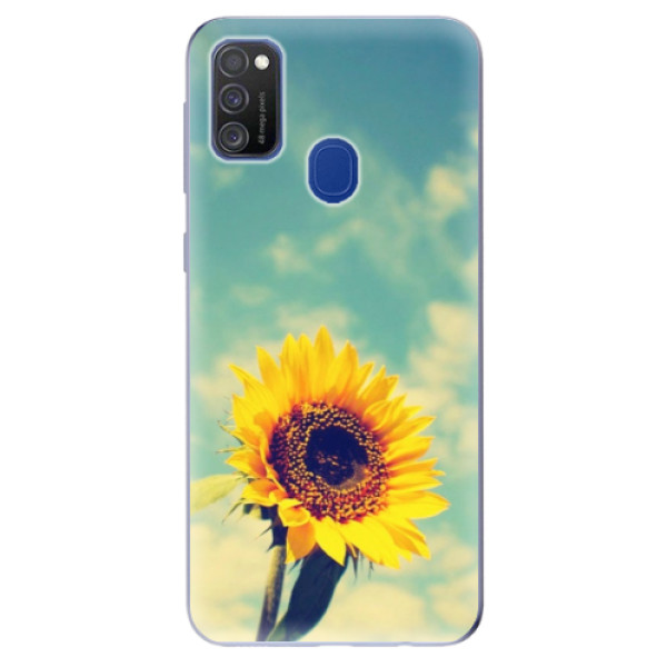 Odolné silikónové puzdro iSaprio - Sunflower 01 - Samsung Galaxy M21