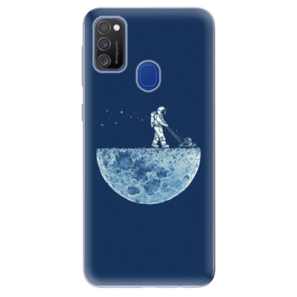 Odolné silikónové puzdro iSaprio - Moon 01 - Samsung Galaxy M21