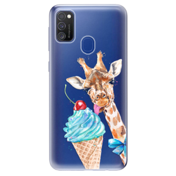 Odolné silikónové puzdro iSaprio - Love Ice-Cream - Samsung Galaxy M21