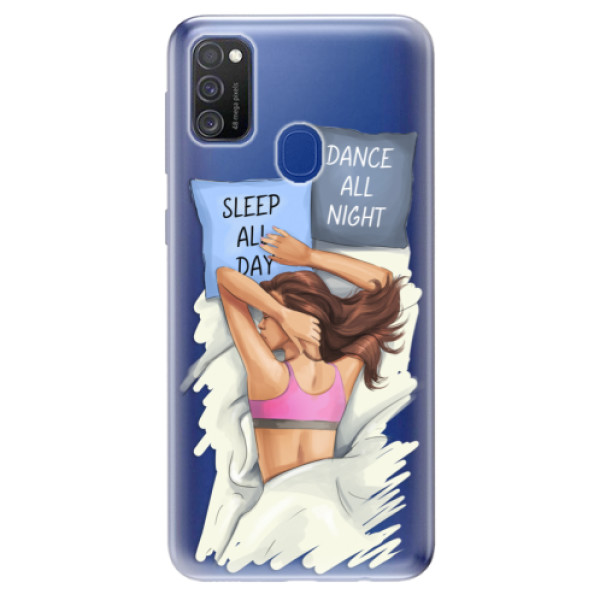 Odolné silikónové puzdro iSaprio - Dance and Sleep - Samsung Galaxy M21