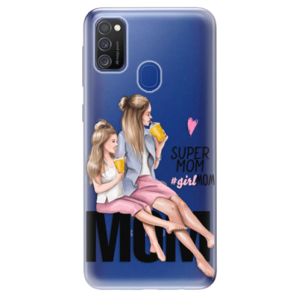 Odolné silikónové puzdro iSaprio - Milk Shake - Blond - Samsung Galaxy M21