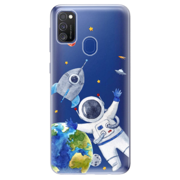 Odolné silikónové puzdro iSaprio - Space 05 - Samsung Galaxy M21