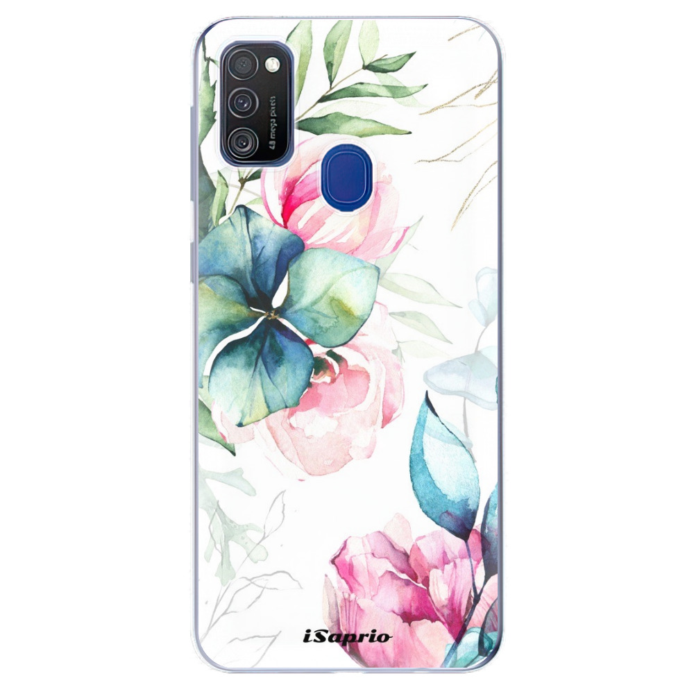 Odolné silikónové puzdro iSaprio - Flower Art 01 - Samsung Galaxy M21