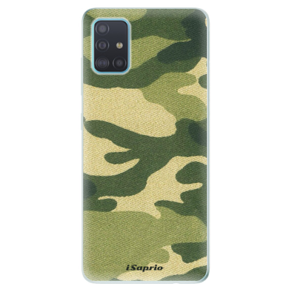 Odolné silikónové puzdro iSaprio - Green Camuflage 01 - Samsung Galaxy A51