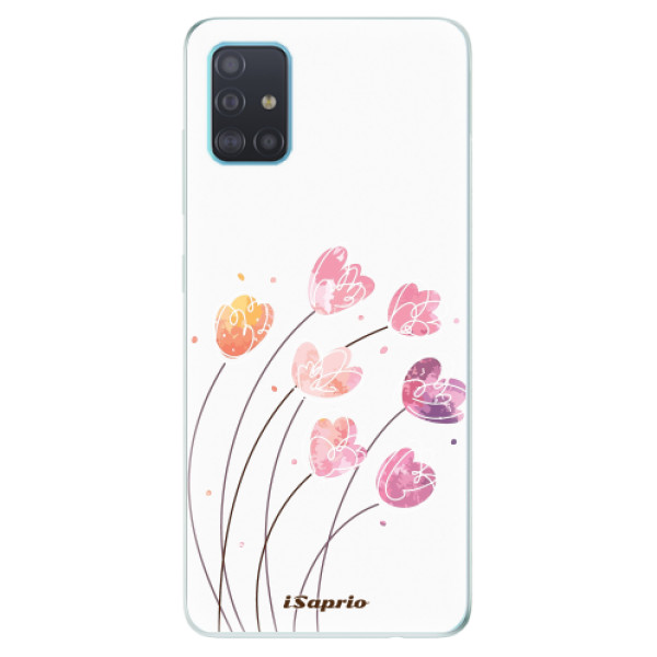 Odolné silikónové puzdro iSaprio - Flowers 14 - Samsung Galaxy A51