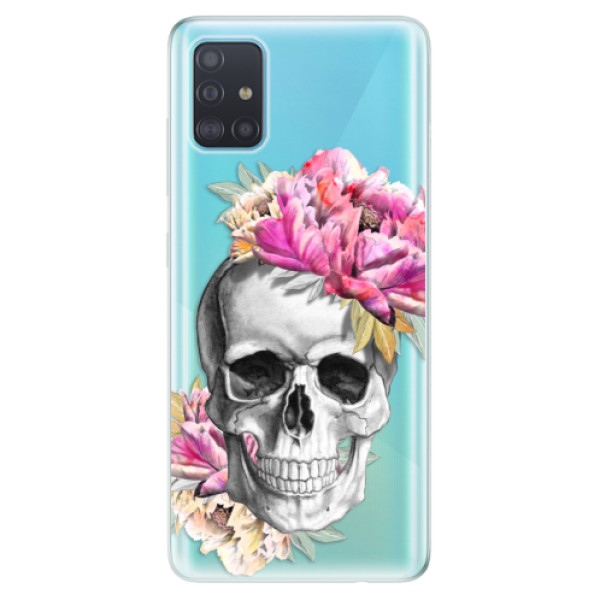 Odolné silikónové puzdro iSaprio - Pretty Skull - Samsung Galaxy A51