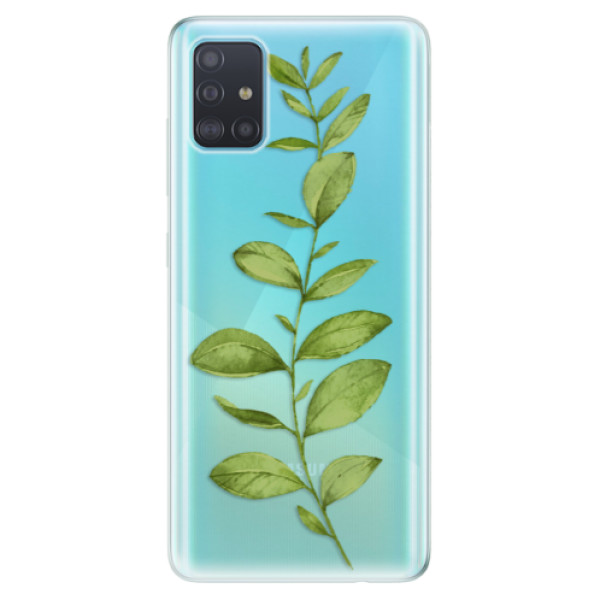 Odolné silikónové puzdro iSaprio - Green Plant 01 - Samsung Galaxy A51