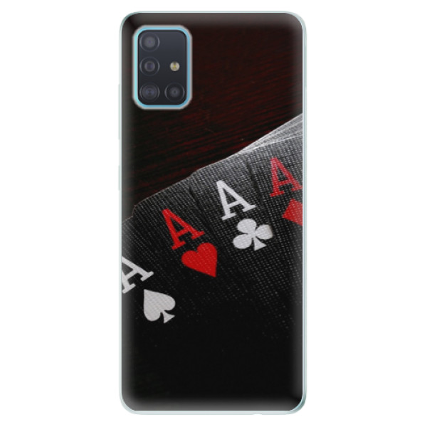Odolné silikónové puzdro iSaprio - Poker - Samsung Galaxy A51