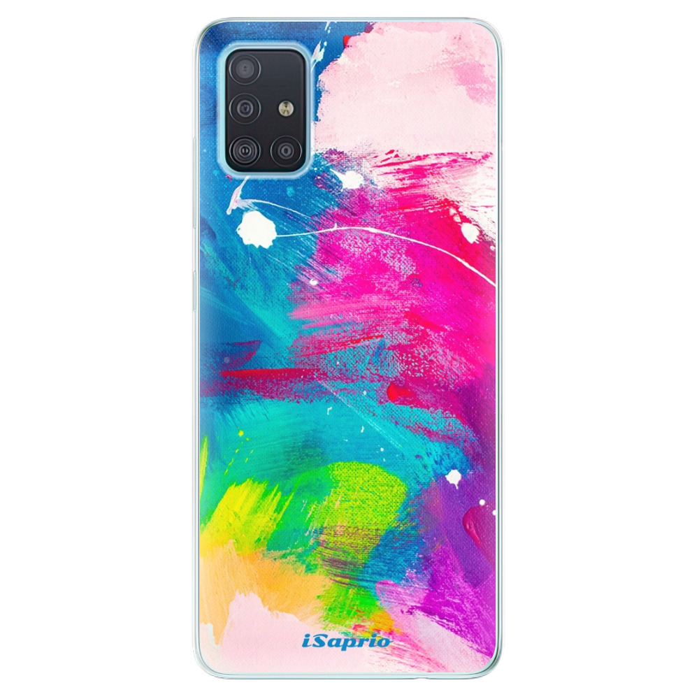 Odolné silikónové puzdro iSaprio - Abstract Paint 03 - Samsung Galaxy A51