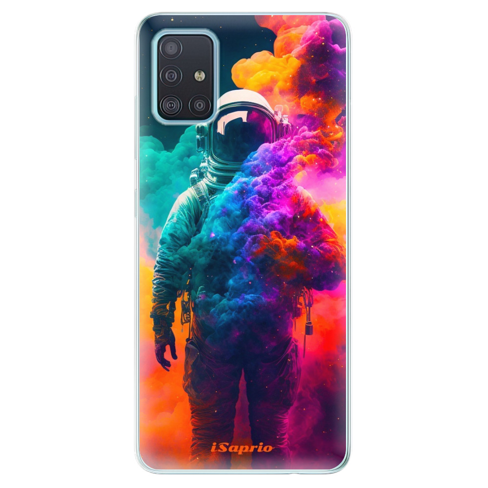 Odolné silikónové puzdro iSaprio - Astronaut in Colors - Samsung Galaxy A51