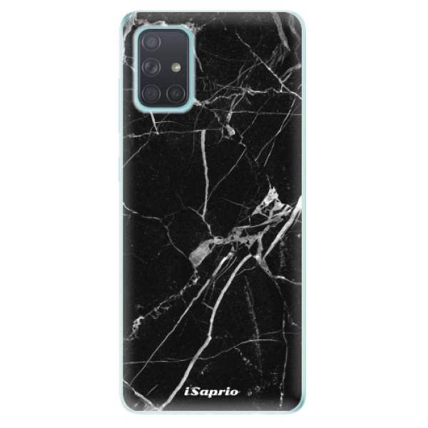 Odolné silikónové puzdro iSaprio - Black Marble 18 - Samsung Galaxy A71