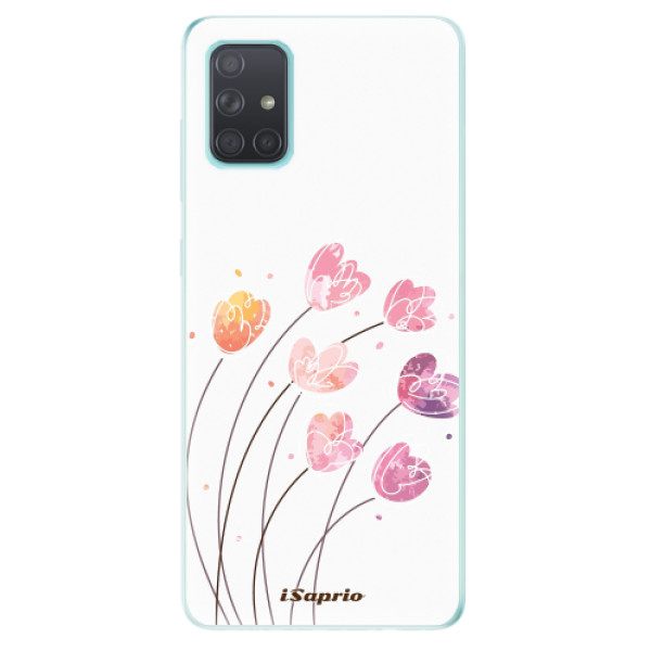 Odolné silikónové puzdro iSaprio - Flowers 14 - Samsung Galaxy A71