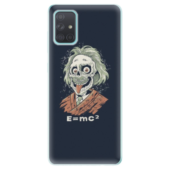 Odolné silikónové puzdro iSaprio - Einstein 01 - Samsung Galaxy A71