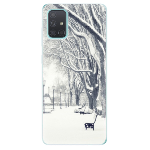 Odolné silikónové puzdro iSaprio - Snow Park - Samsung Galaxy A71