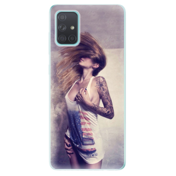 Odolné silikónové puzdro iSaprio - Girl 01 - Samsung Galaxy A71