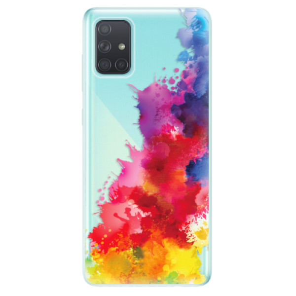 Odolné silikónové puzdro iSaprio - Color Splash 01 - Samsung Galaxy A71