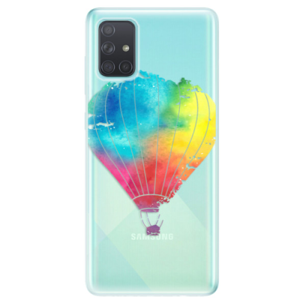 Odolné silikónové puzdro iSaprio - Flying Baloon 01 - Samsung Galaxy A71