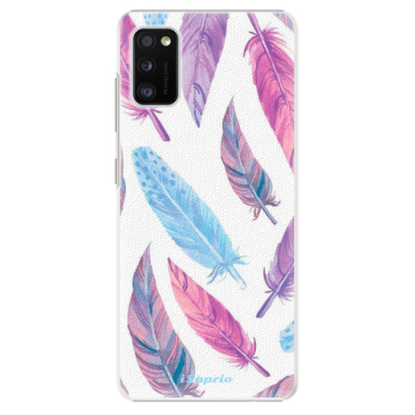 Plastové puzdro iSaprio - Feather Pattern 10 - Samsung Galaxy A41