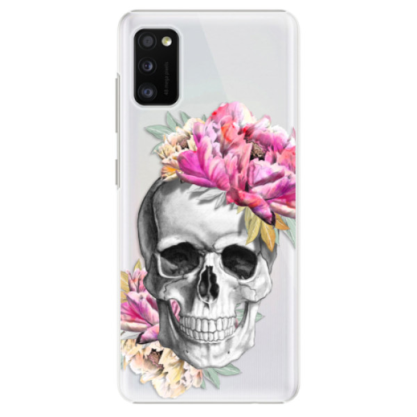 Plastové puzdro iSaprio - Pretty Skull - Samsung Galaxy A41