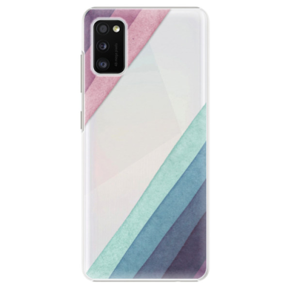 Plastové puzdro iSaprio - Glitter Stripes 01 - Samsung Galaxy A41