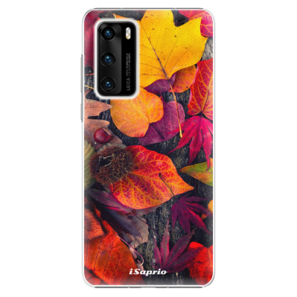 Plastové puzdro iSaprio - Autumn Leaves 03 - Huawei P40