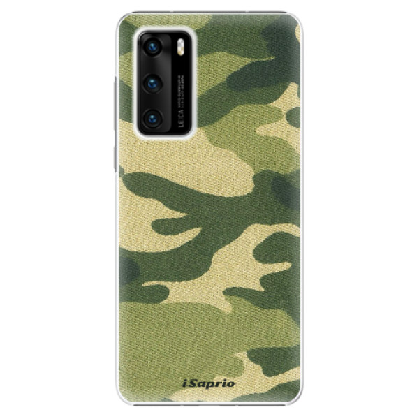 Plastové puzdro iSaprio - Green Camuflage 01 - Huawei P40