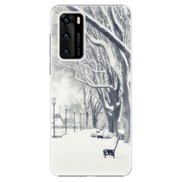 Plastové puzdro iSaprio - Snow Park - Huawei P40