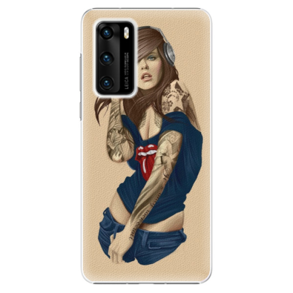 Plastové puzdro iSaprio - Girl 03 - Huawei P40