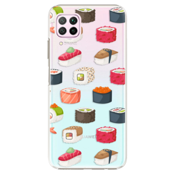Plastové puzdro iSaprio - Sushi Pattern - Huawei P40 Lite