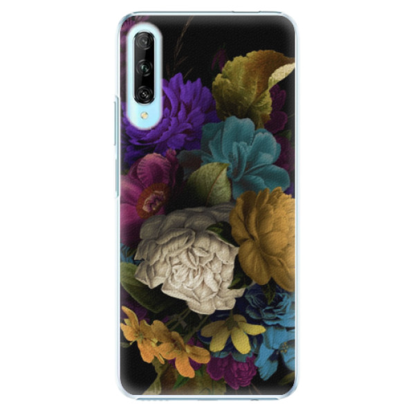Plastové puzdro iSaprio - Dark Flowers - Huawei P Smart Pro