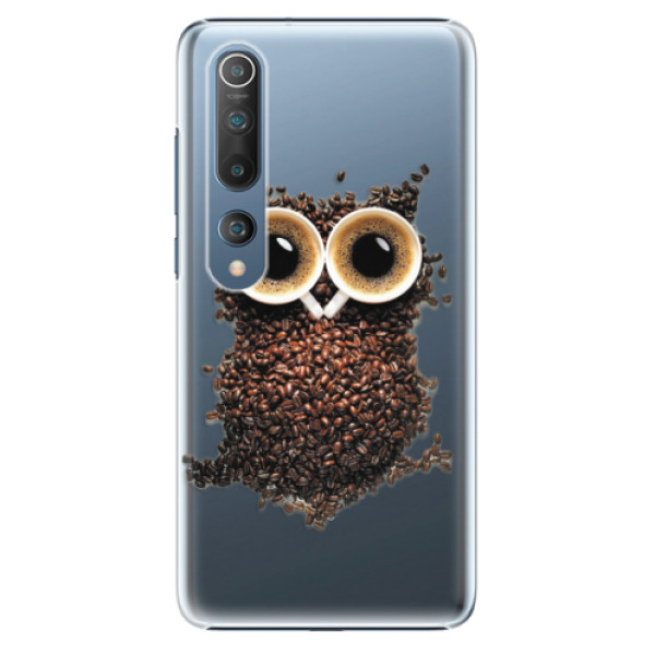 Plastové puzdro iSaprio - Owl And Coffee - Xiaomi Mi 10 / Mi 10 Pro